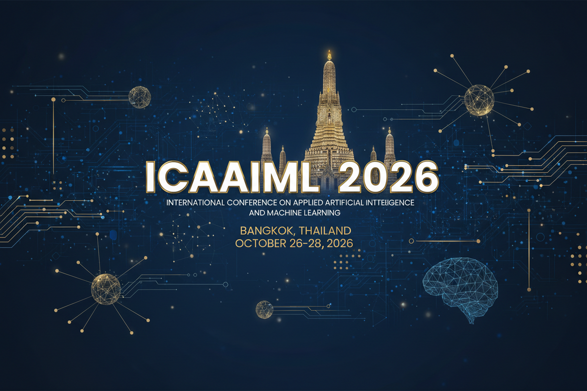 International Conference on Applied Artificial Intelligence and Machine Learning (ICAAIML)
